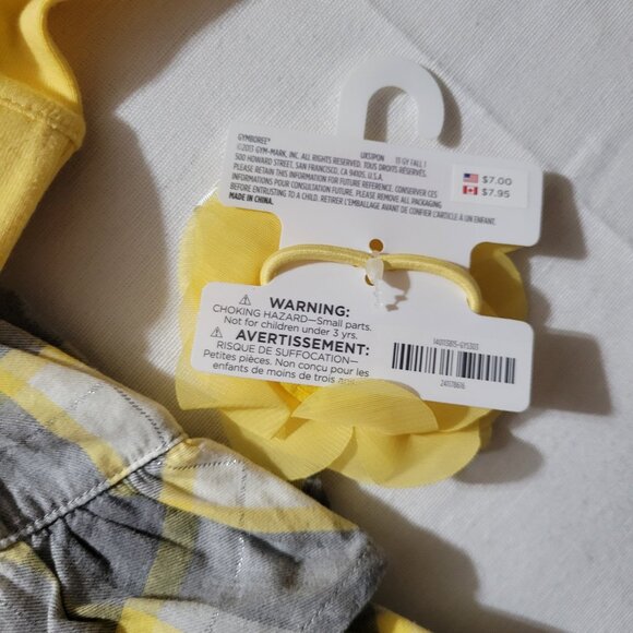 Gymboree Bright Owl size 4 shirt, skort & pony holder NWT set. - Picture 3 of 5